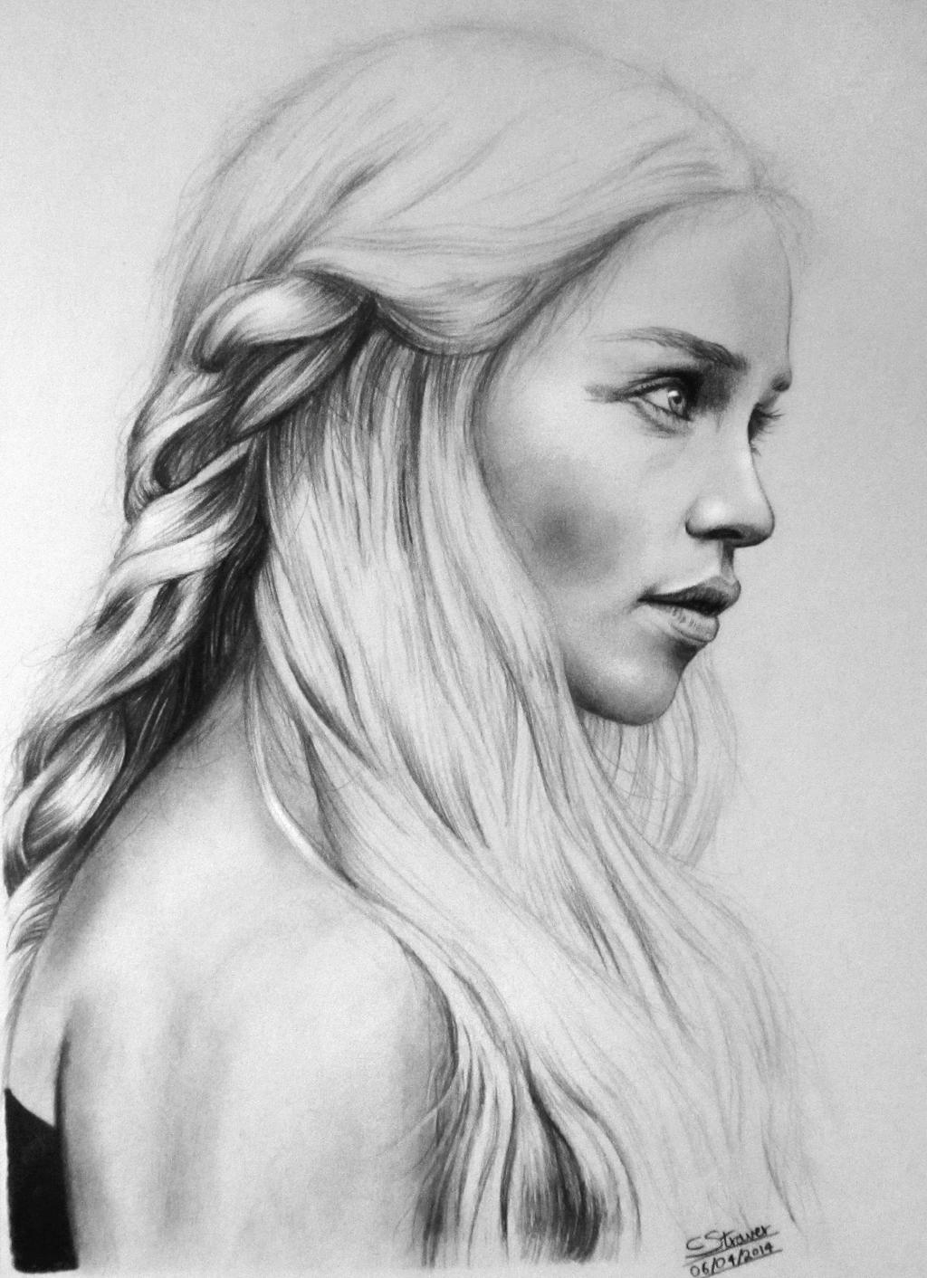 Daenerys Targaryen Drawing - Fan Art