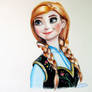 Anna Drawing - Frozen Fan Art