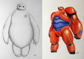 Baymax Drawings - Big Hero 6 Fan Art