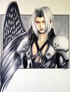 Sephiroth Copic Marker Drawing