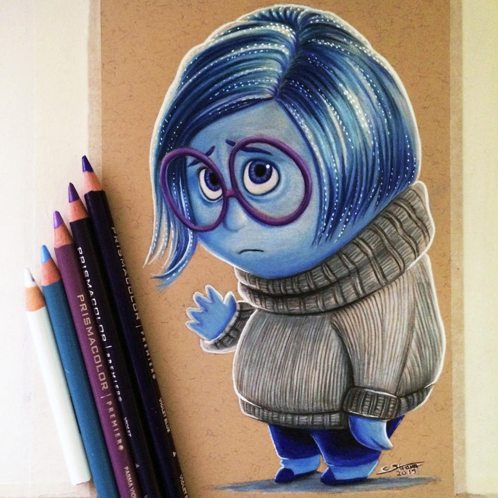 Sadness Drawing - Inside Out Fan Art by LethalChris on DeviantArt