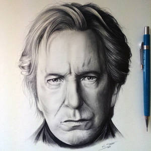 Alan Rickman - Tribute Drawing