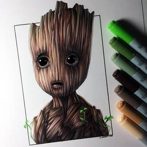 Baby Groot Drawing