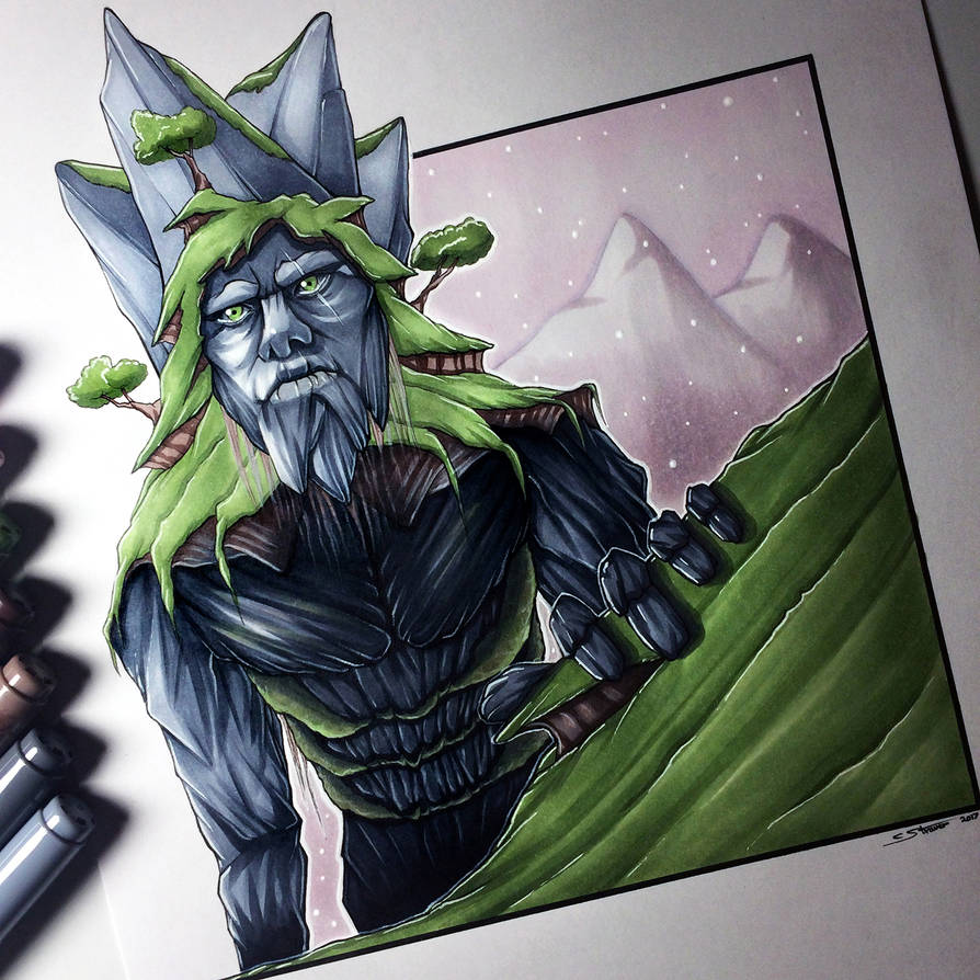 Mountain Giant Drawing by LethalChris on DeviantArt