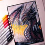 Lava Dragon Drawing