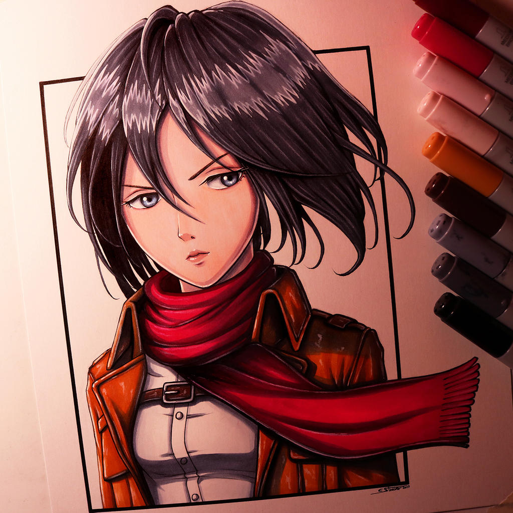 Mikasa Ackerman Drawing by LethalChris on DeviantArt