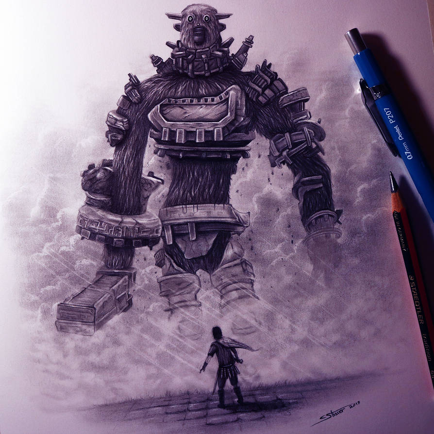Shadow of the Colossus - Gaius Drawing by LethalChris on DeviantArt