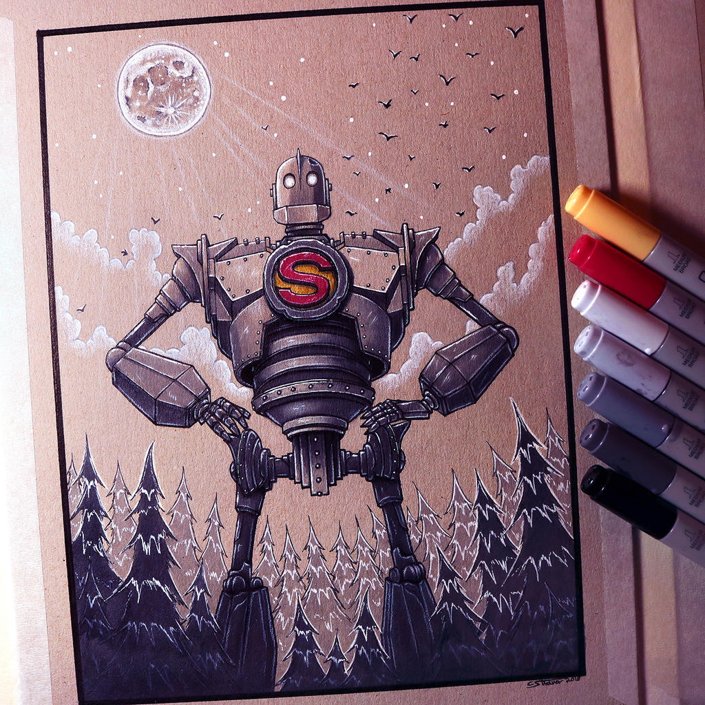The Iron Giant - Drawing by LethalChris on DeviantArt