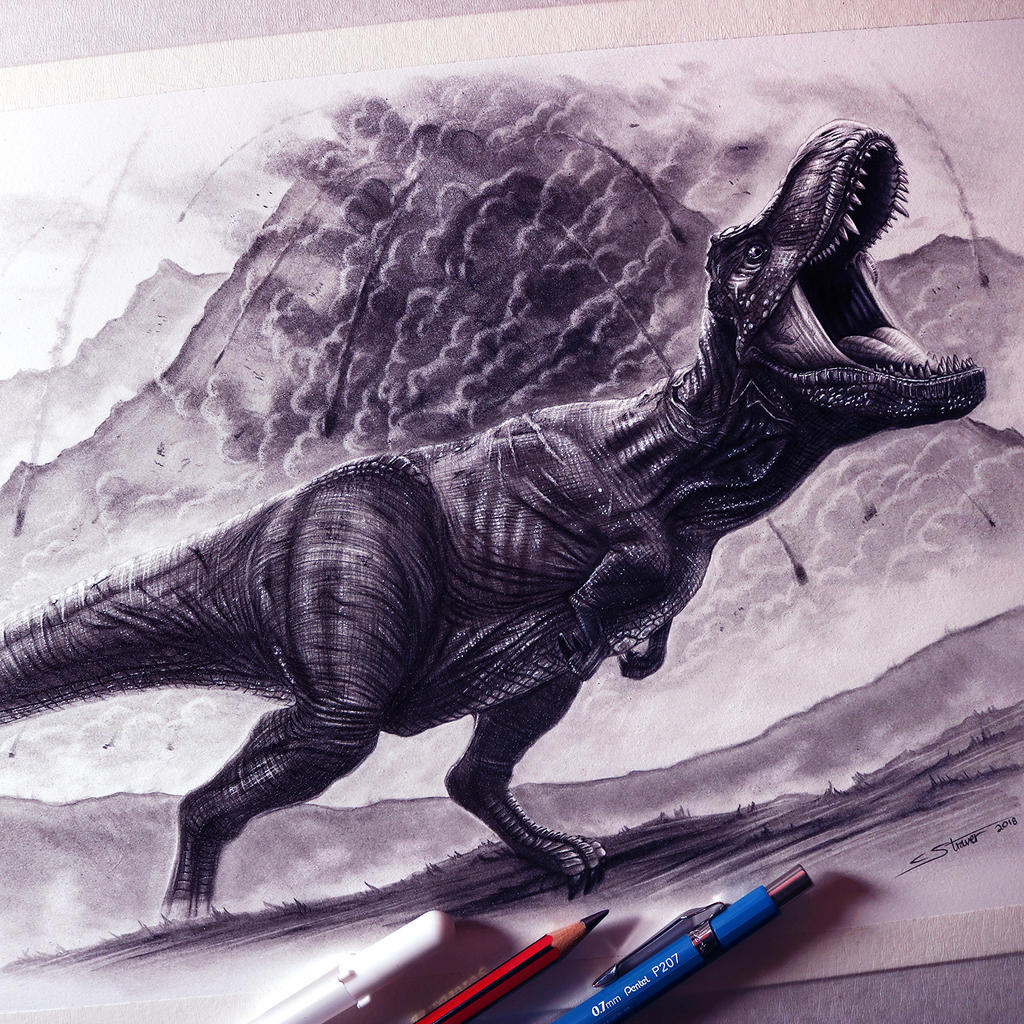 Jurassic World Fallen Kingdom Drawing By Lethalchris On Deviantart