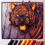 Lava Tiger Drawing