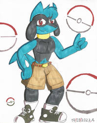 R: Riolu Antro (Without Croptop)