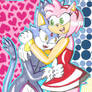 Amy And Blaze Hug