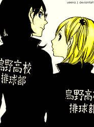 Shimizu and Yachi - Haikyuu!!