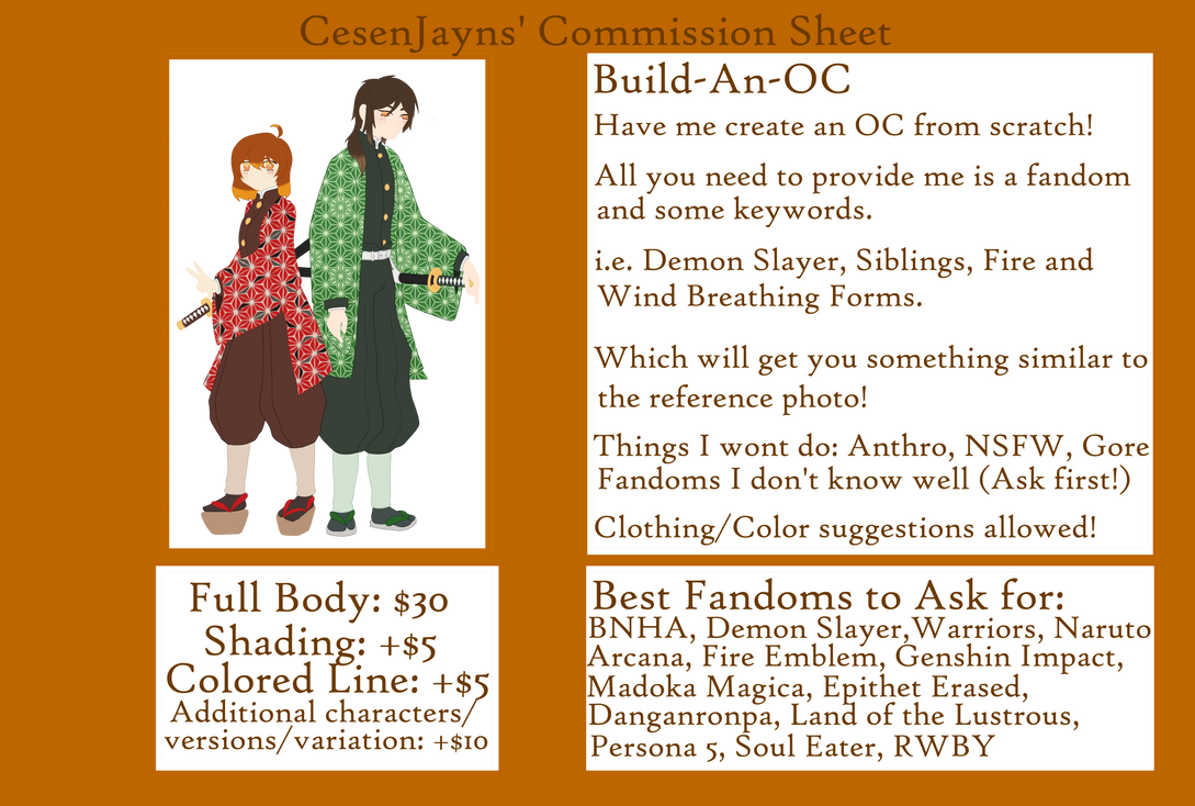 Commisson Build Fan Cesen Jayns' Commission Sheet Page#2 (Build-An-OC) by kisamelover34 on ...