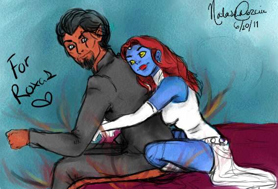 Mystique and Azazel