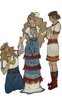 Helena, Menelaos And Paris