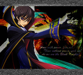 Lelouch - Black Knights' leader