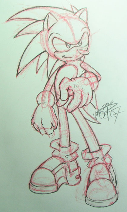 Fanart - Sonic Linework