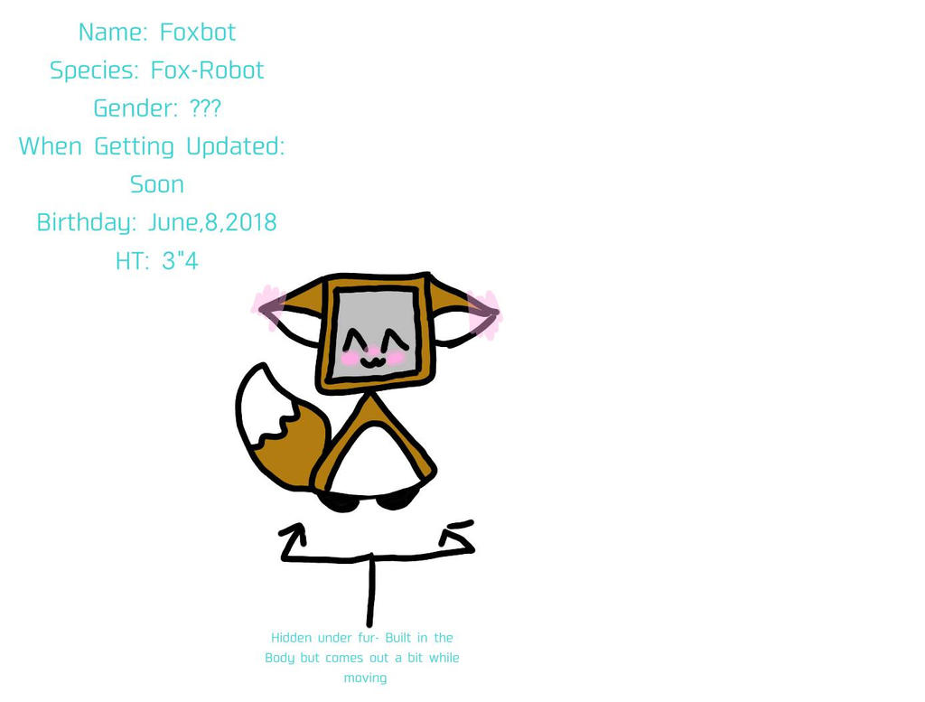 Foxbot Ref. Sheet by AschArtz on DeviantArt