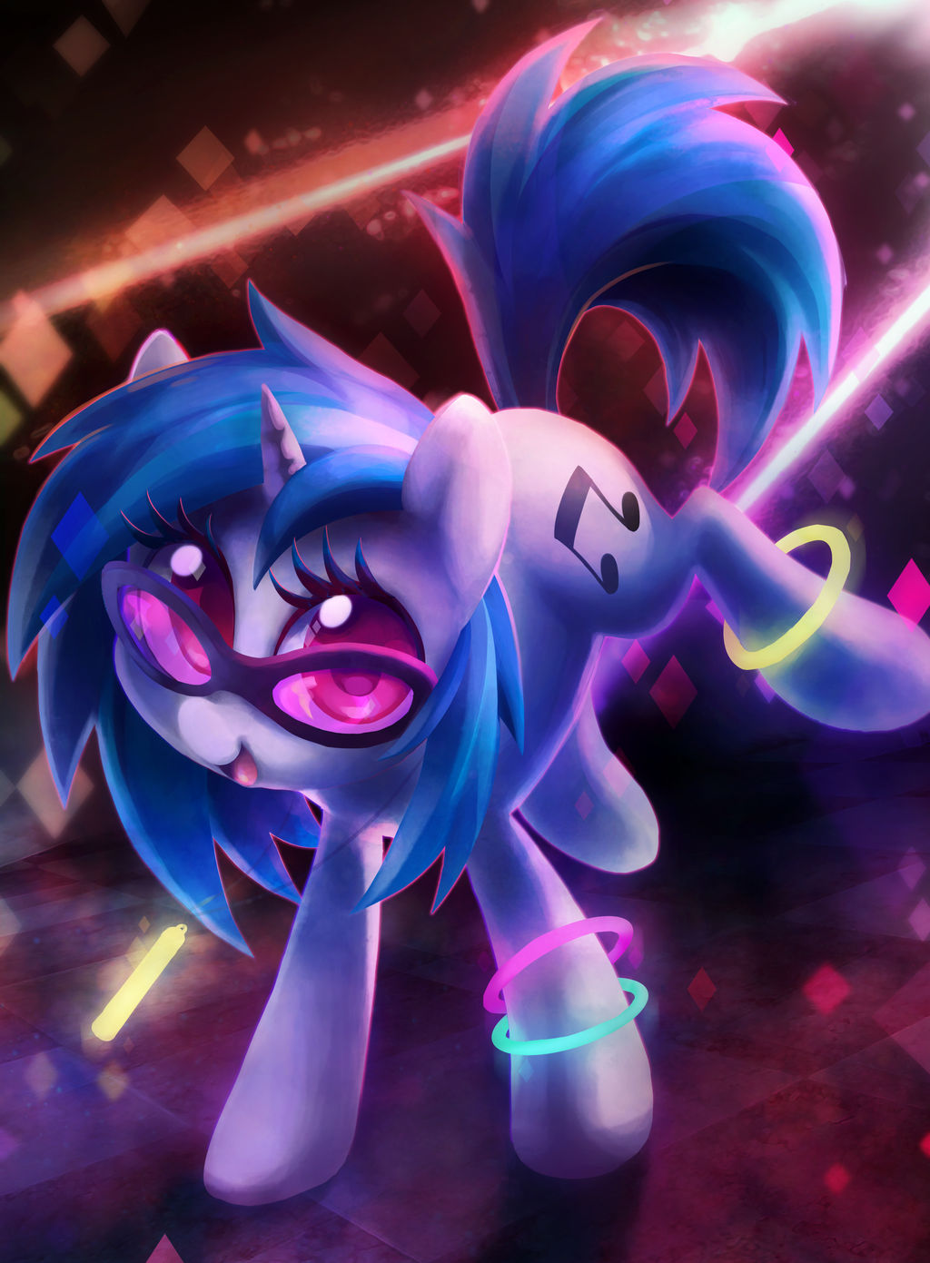 Vinyl horse