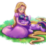 Commission: Rapunzel and Twi