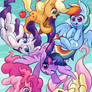 The first time I've drawn all six of these horses