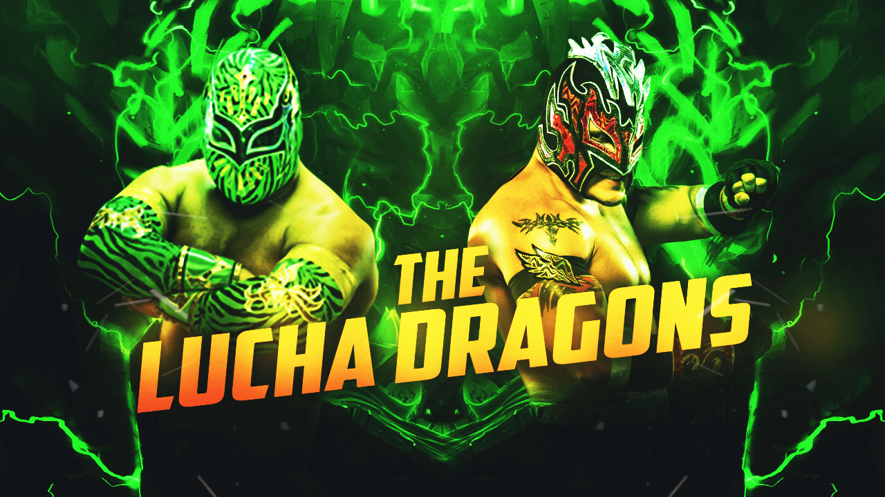 wallpaper lucha dragons by