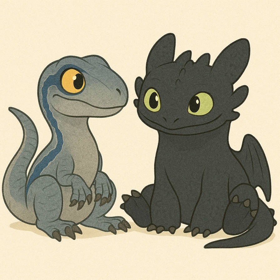 Toothless and Blue by bhguygyigy on DeviantArt