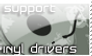 i support vinyl drive stamp