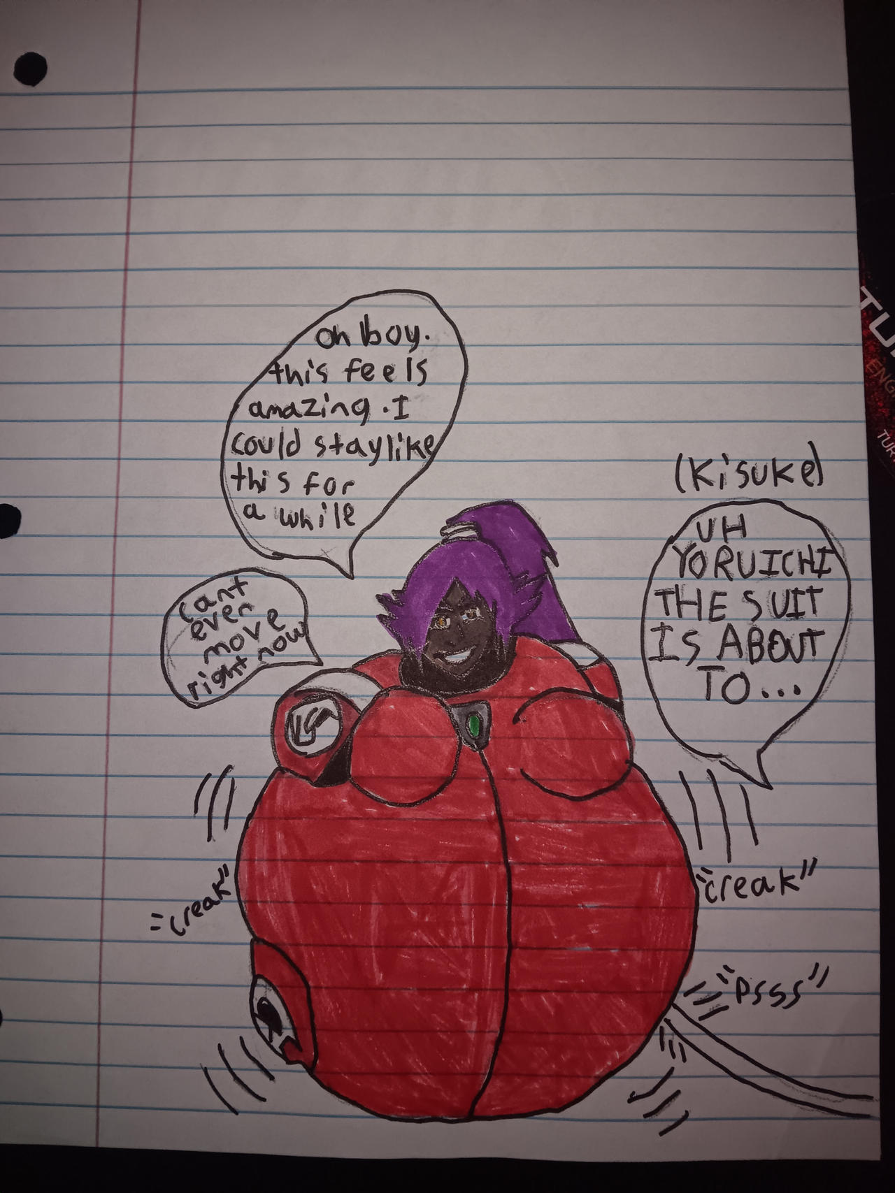 Yoruichi suit inflation page 7