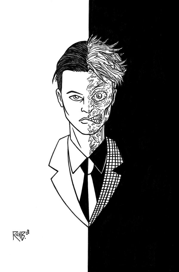 Two-Face by RichBernatovech on DeviantArt