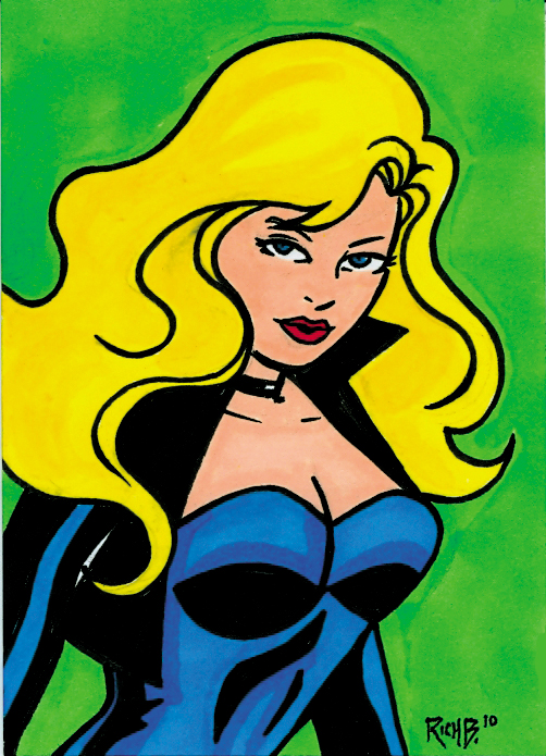 SKetchcard Black Canary