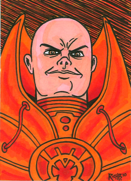 Sketchcard Lex Orange Lantern