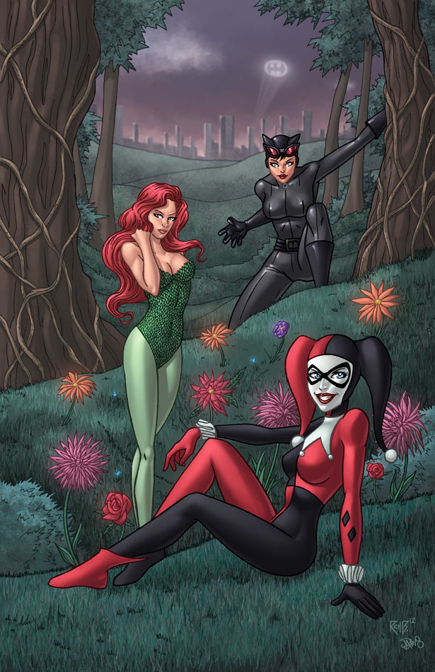 Gotham Sirens Colored