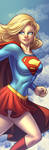 Supergirl Panel Art by RichBernatovech