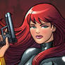 Black Widow Panel Art