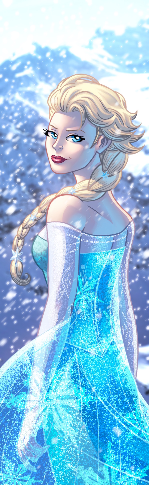 Elsa Panel Art