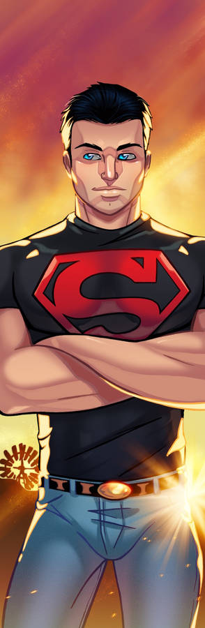 Superboy Panel Art