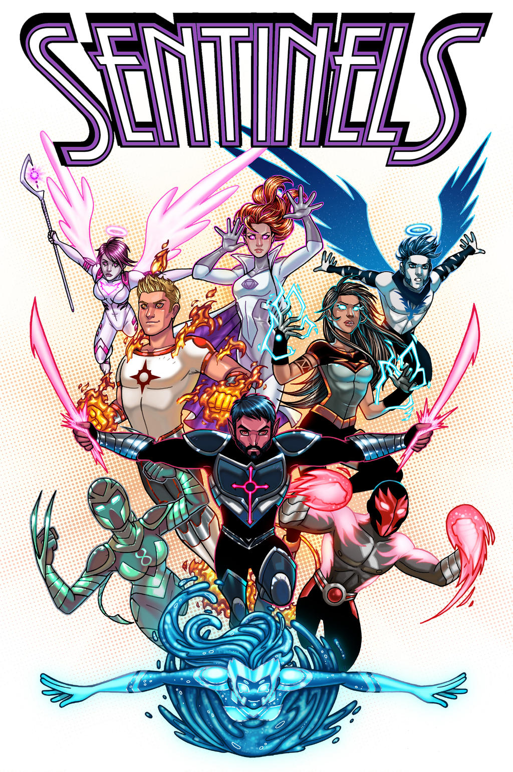 Sentinels Anthology #2 Cover by RichBernatovech