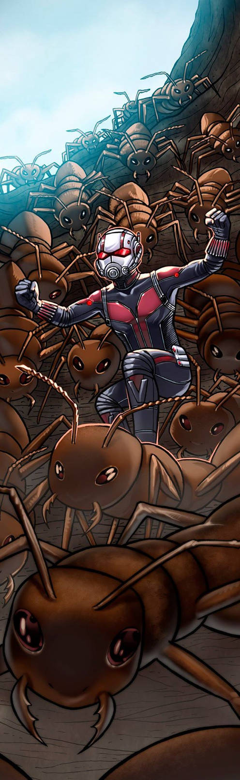 Acmentalman Deviantart Ant-Man Panel Art by RichBernatovech on DeviantArt