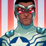 Captain America Sam Wilson Panel Art