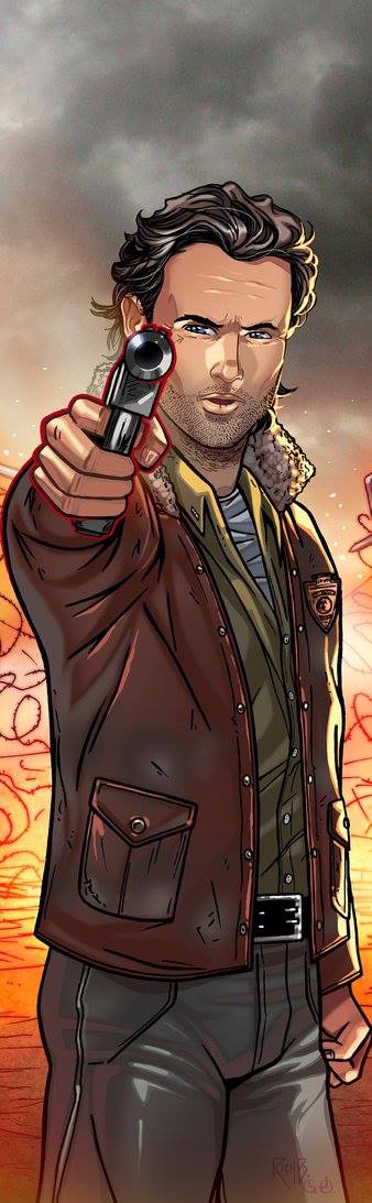 Rick Grimes Panel Art 2