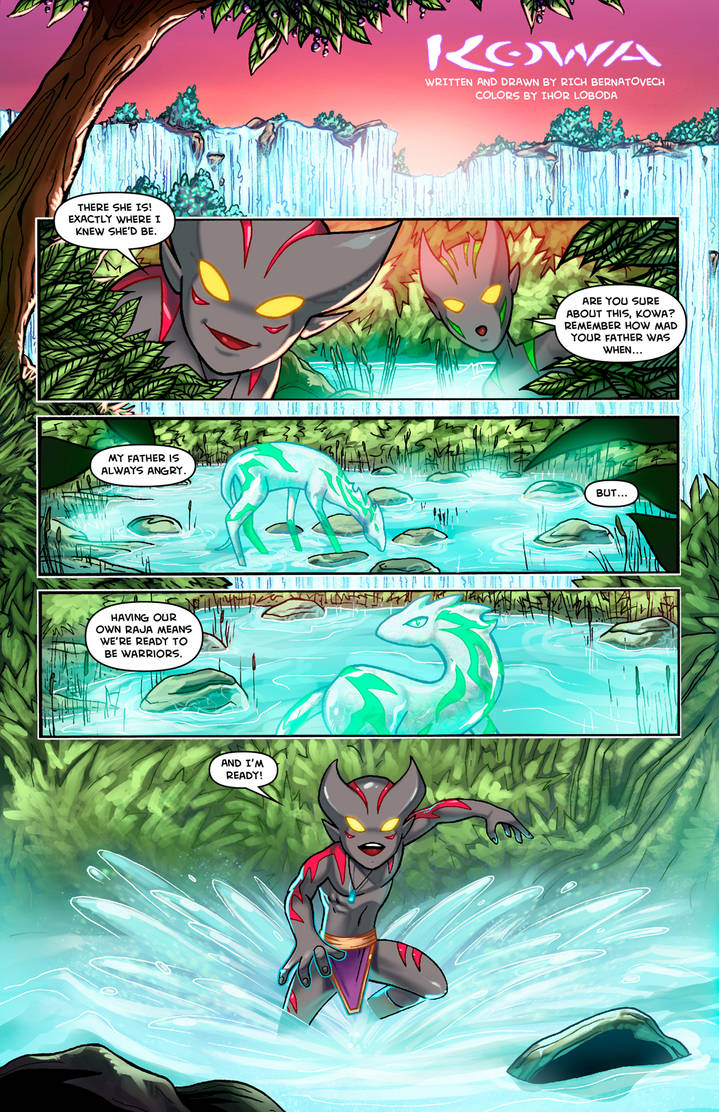 KOWA WEBCOMIC PAGE 1 by RichBernatovech