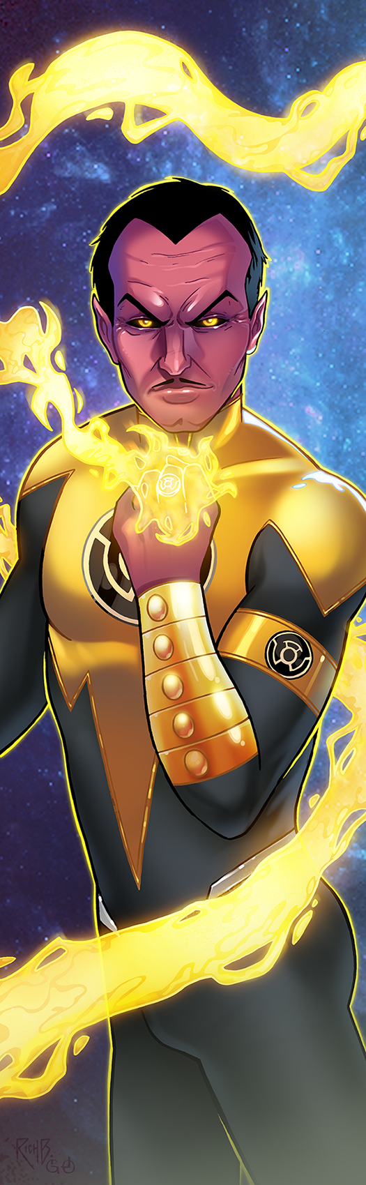 Sinestro Panel Art