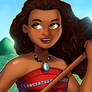 Moana Panel Art