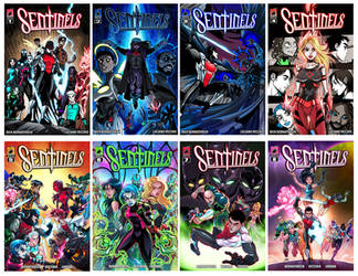 Sentinels Digital Covers Issues 1-8 by RichBernatovech