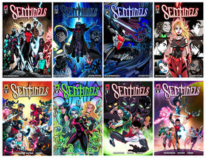 Sentinels Digital Covers Issues 1-8