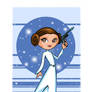 Toon Princess Leia