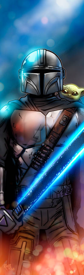 Mandalorian Panel Art
