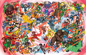 Toon Flash Vs Villains